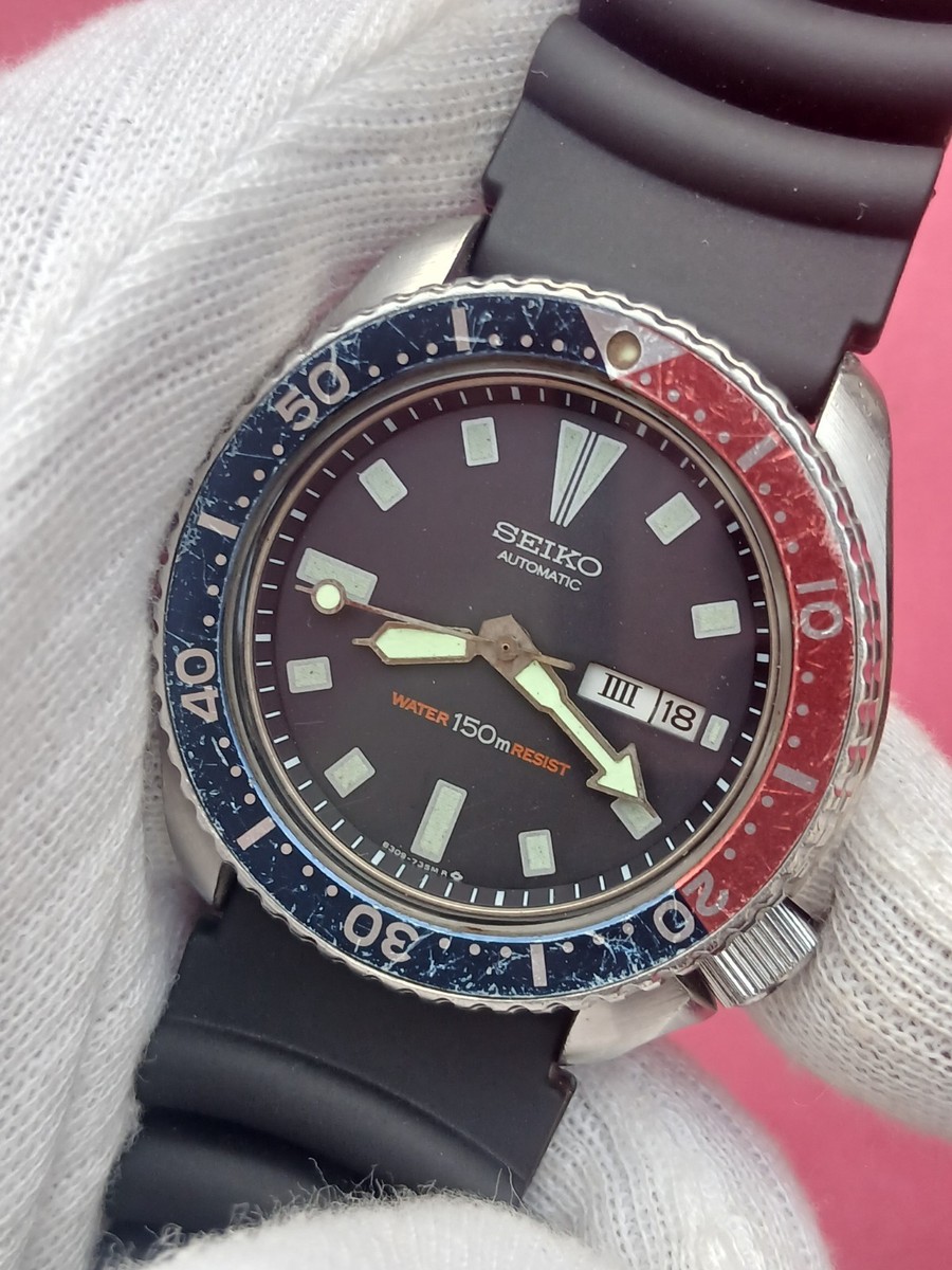 Seiko Prospex Men's Black Watch - 6309-729A for sale online | eBay