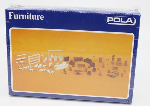 Kit de construcción de plástico para muebles escala HO Pola 11460 | Zustand: New