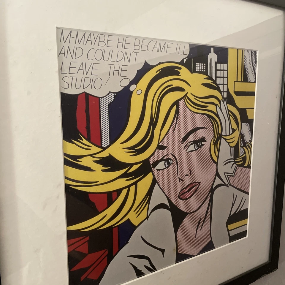 Roy Lichtenstein original Foto 4 de 4