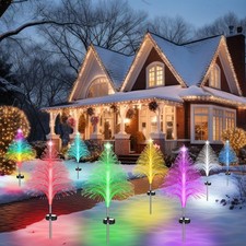 Luces Solares De Flamenco Para Jardín - Pack De 6 | Decoración Exterior Con Energía Solar | 75 Cm De Altura
