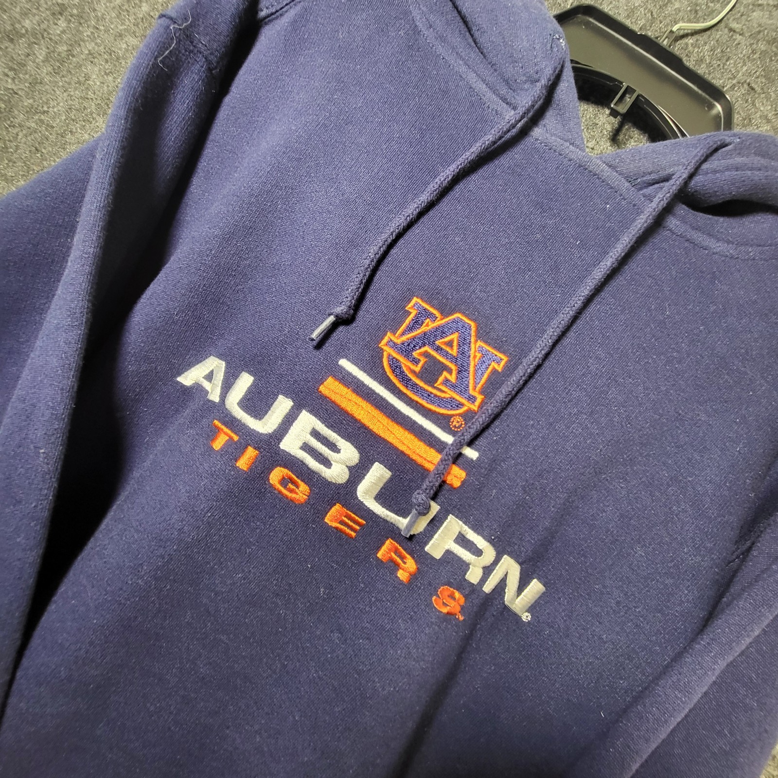 Auburn Tigers Starter Navy Blue Hoodie Sweatshirt Men's Medium