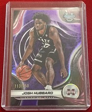 2024/25 Bowman University Best Josh Hubbard Purple Refractor MISS ST 113/250 #35
