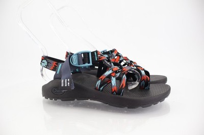 Chaco Women ZX/2 Sandal Size 6 Outdoor Hike Black Aztec Strappy Thong Adjustable