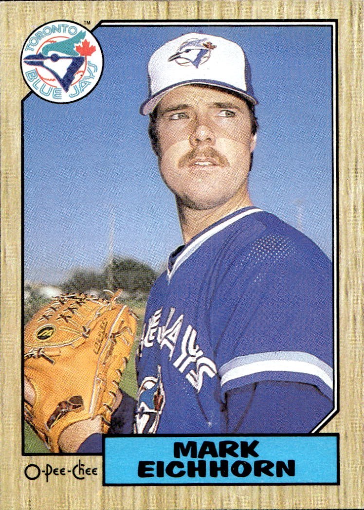1987 O-Pee-Chee - Mark Eichhorn #371 (RC)