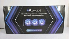 AMCHOICE 360mm CPU Water Cooler CPU Liquid CoolerAIO RSL06-360-ARGB1