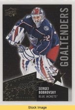 2018-19 Upper Deck Shooting Stars Goaltenders Black Sergei Bobrovsky READ 1o3