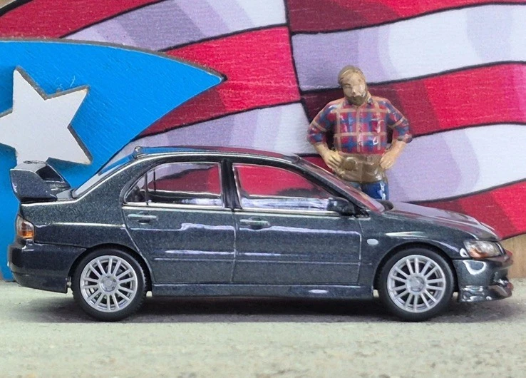 TOMICA LV-N349a 2006 MITSUBISHI LANCER GSR EVO IX MR 1/64 LIMITADO VINTAGE NEO Foto 4 de 4