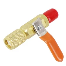 New HVAC/R Service Technology Refrigeration Tool Straight Ball Valve Adapter