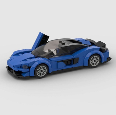 Custom MOC Lego McLaren 570s in Blue supercar 167 Piece Building