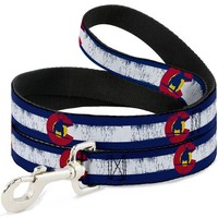 "Dog Leash Colorado Flag/Snowboarder Weathered Wide 1.5\" (Us Import)"
