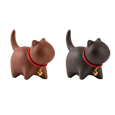Teas Play Ornament Cats Teas Pet Yixing Clay Teas Figurine Zisha Texture Teas