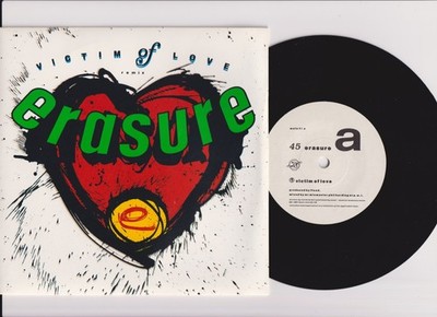 Erasure   Victim Of Love (Remix) - Import 7'' Vinyl Single 1987  Mute   mute 61