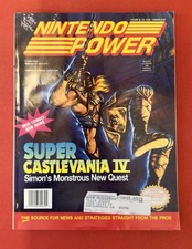 Nintendo Power Magazine Volume 32 Super Castlevania IV Poster and Inserts