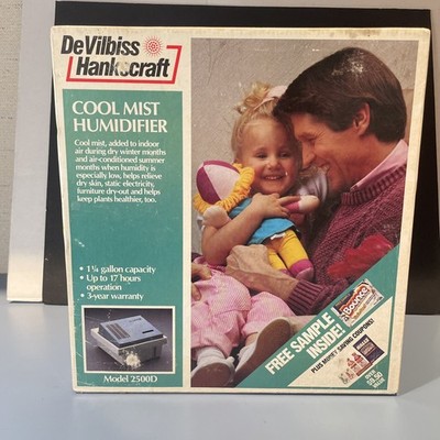 NIB DeVilbiss Hankscraft Cool Mist Humidifier 2500D USA Made