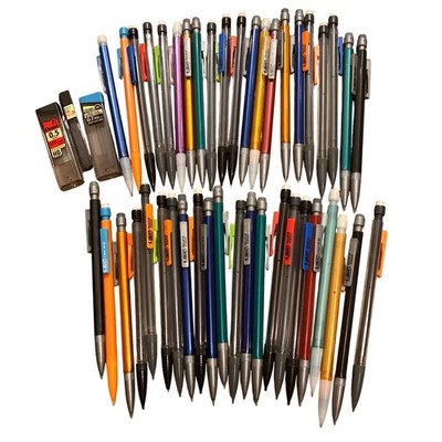 Mixed Lot (43) BIc Mechanical Pencils Vintage Modern