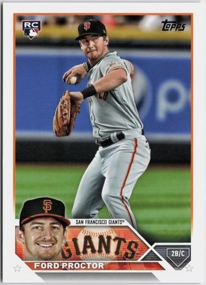 2023 Topps #472 Ford Proctor Advanced Stats #/300 RC Rookie