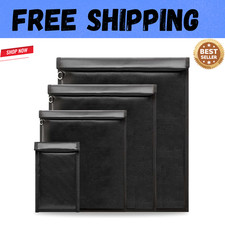 4Pack Fireproof Faraday Bag for Laptops, Tablets, Radio, Cell Phone, Car Keys, R