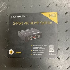   NEW Kanex Pro 2 Port 4K HDMI Splitter 1x2 UHD 4K 30Hz SP-HD1x24K 813982020047