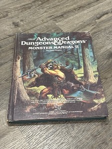 Advanced Dungeons & Dragons Monster Manual 2 II TSR2016 1983 AD&D Book
