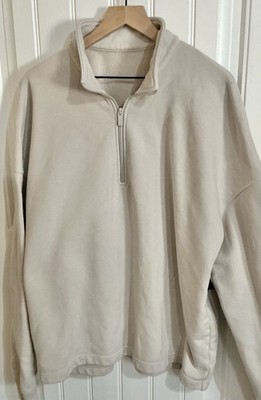 Alo Yoga Renown Quarter Zip Pullover Oversized Heavyweight Fleece