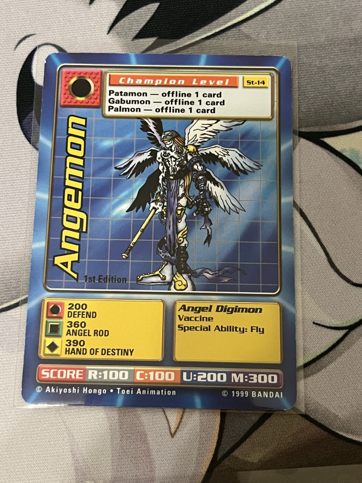 Patamon St-13 1st Edition Digimon Digi Battle NM/LP