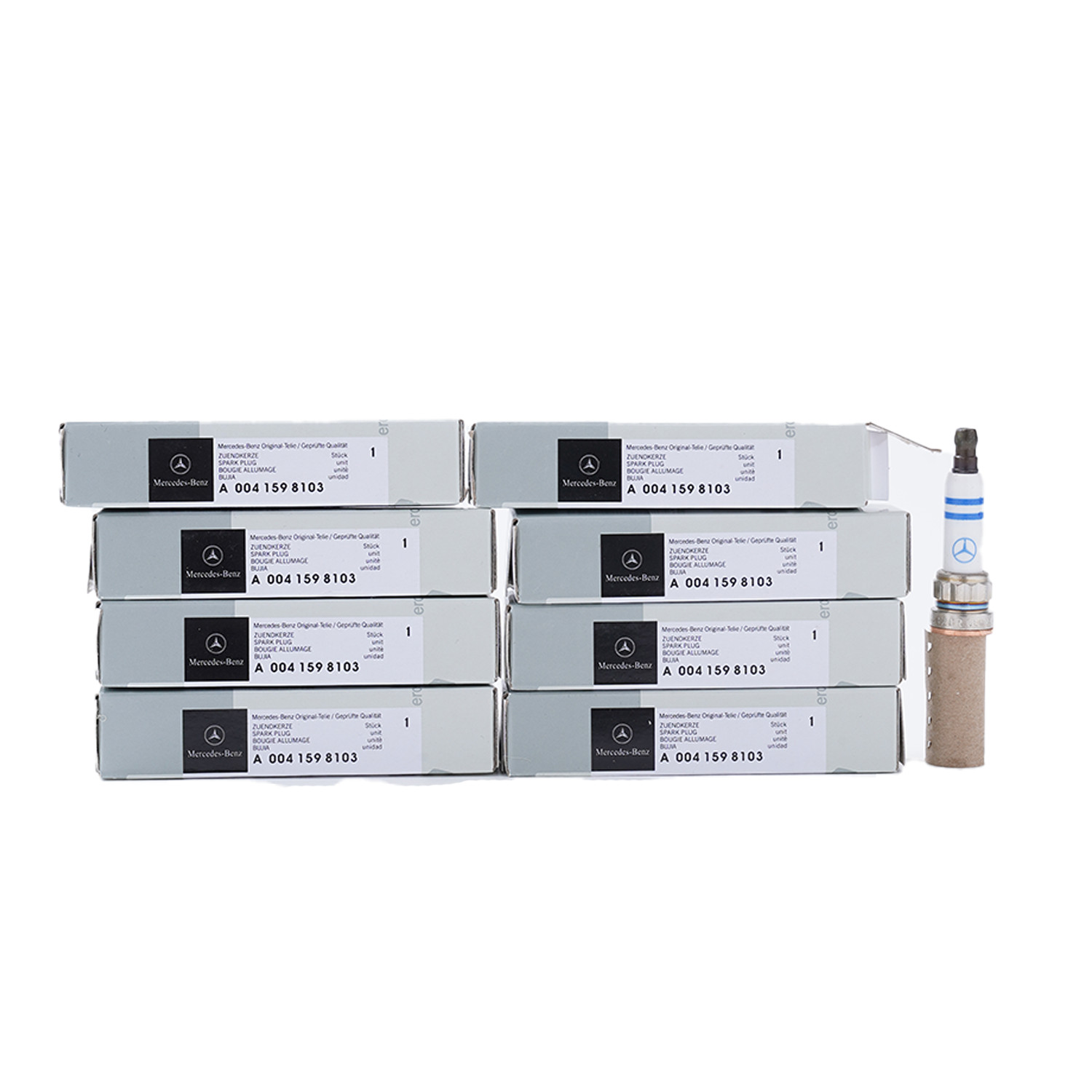 8Pcs A0041598103 ZR6SII3320 Iridium Spark Plugs For Mercedes Benz NEW