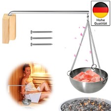 Aroma Schüssel für Sauna–12cm Edelstahl Verdampferschale, Hängende Sauna Kräu