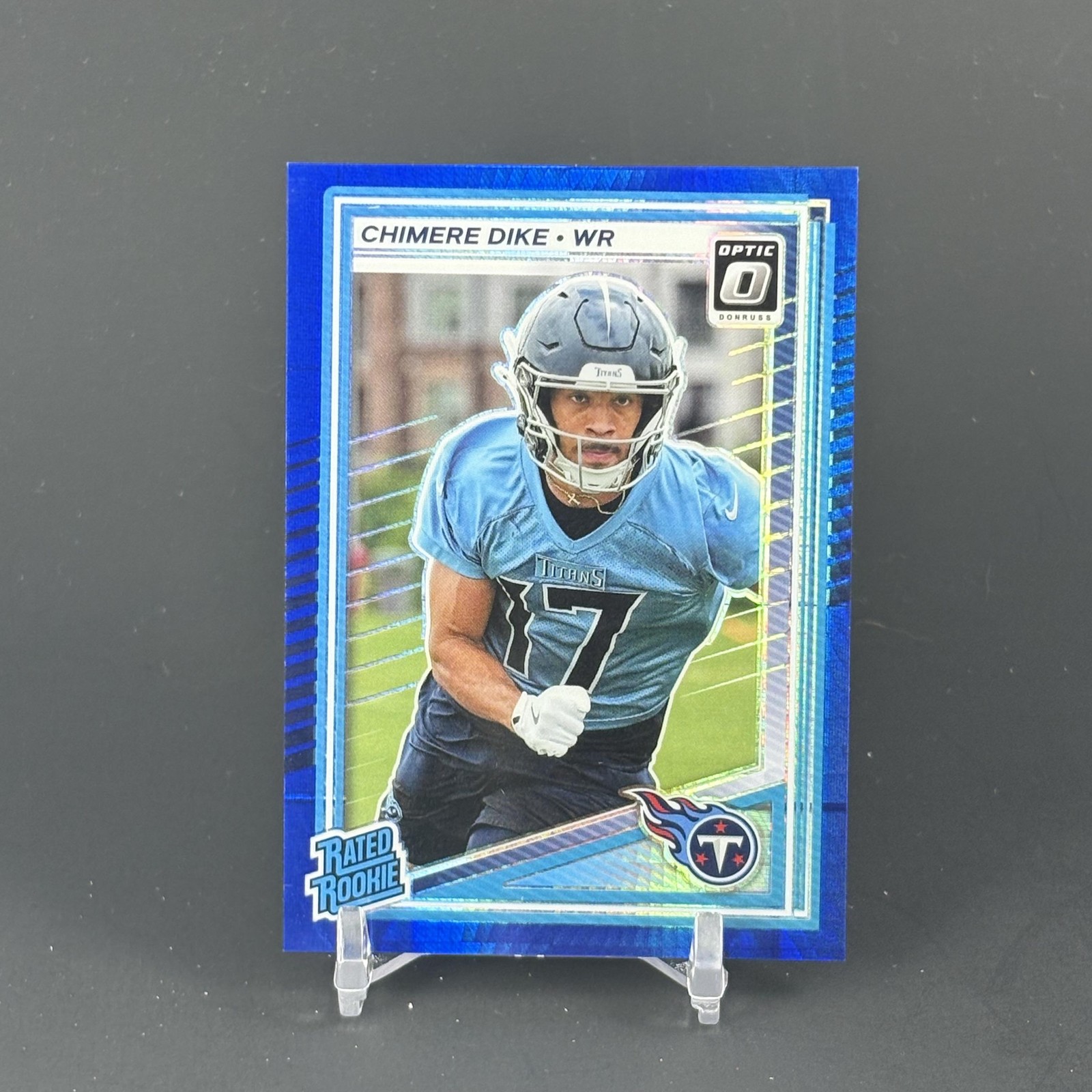 2025 Donruss Optic #269 Chimere Dike Blue Hyper