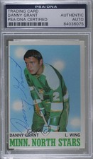 PSA/DNA 1970-71 Topps Danny Grant #47 Certified Authentic Auto 2g2