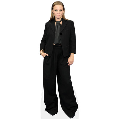 Jasna Fritzi Bauer (schwarzes Outfit) lebensgroßer Ausschnitt