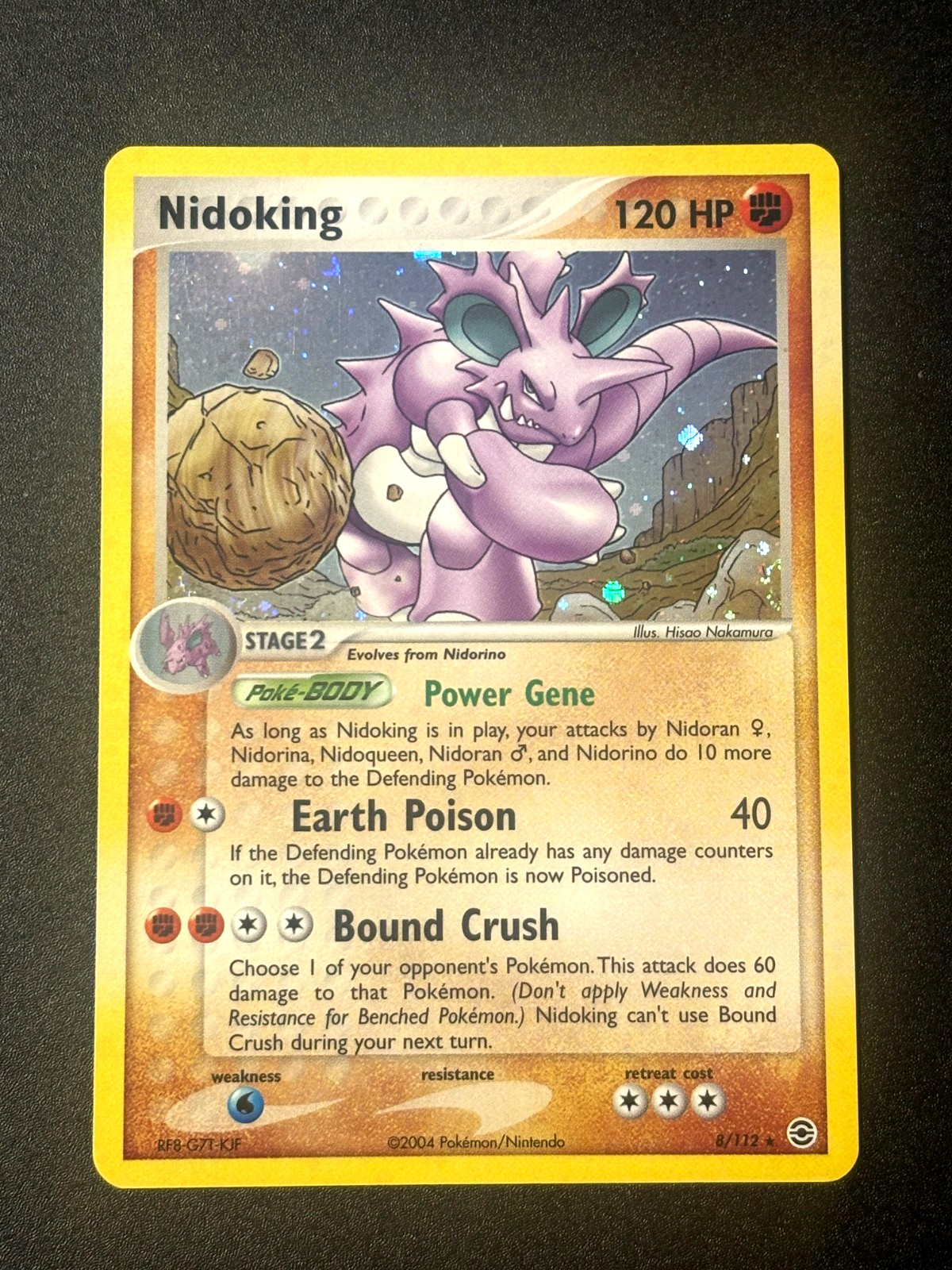 Nidoking 8/112 Holo NM Pokemon EX FireRed & LeafGreen Pokemon Card