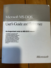 1991 Microsoft MS-DOS Operating System Version 5.0, User's Guide and Reference