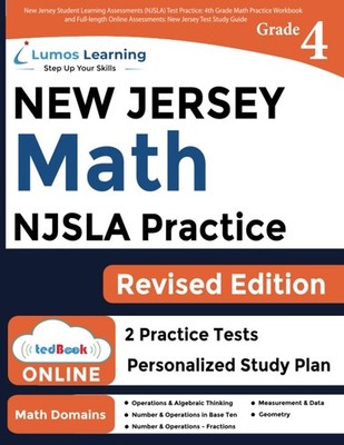 New Jersey Student Learning Assessments (NJSLA) Test Practice: 4th Grade Mat...