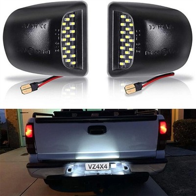 2x LED License Plate Light for GMC Yukon Sierra 1500 2500 Chevy Tahoe Silverado