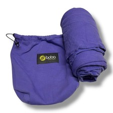 Boba Wrap Baby Carrier Purple Stretchy Ergonomic Infant Sling with Storage Bag