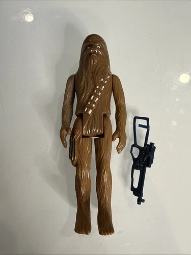 Vtg Star Wars Chewbacca Complete Action Figure 1977 Large HK COO Kenner