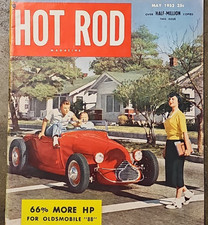 Hot Rod Magazine 1952 Dick Flint Roadster Oakland Show Jeep Olds Drag Racing Vtg Hot Rod Magazine 1952 Dick Flint Roadster Oakland Show Jeep Olds Drag Racing Vtg