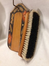 Vintage Antique Handmade 1920  s Clothes Garment Suit Brush  Matching Hanger