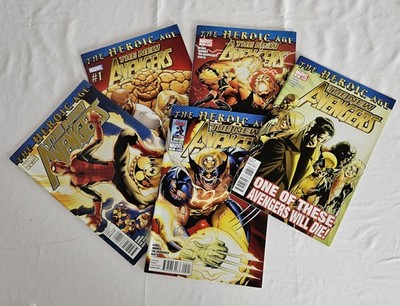5 Marvel Comics ''The Heroic Age '' The New Avengers Auf Englisch