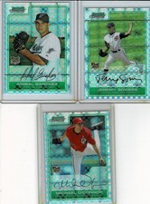 3 lot 2006 Bowman Chrome Xfractor Anibal Sanchez Sowers Michael O'Connor /299
