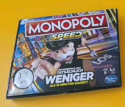 Hasbro Gaming Monopoly Speed- Schnelle Version in Weniger Als 10 Minuten Wie Neu