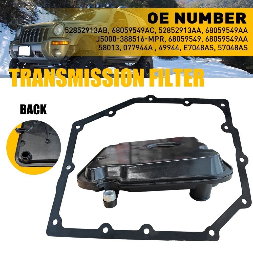 For Jeep Wrangler Liberty Chrysler Dodge Nitro Ram 1500 Transmission Filter Kit thumbnail 19