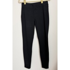 Liverpool Leggings Womens Black Ponte Knit Pull On Slim Fit 6/28 Stretch Pants