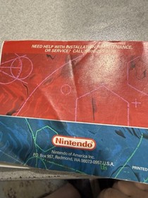 Mario's Tennis Nintendo Virtual Boy Cartridge and Manual Only