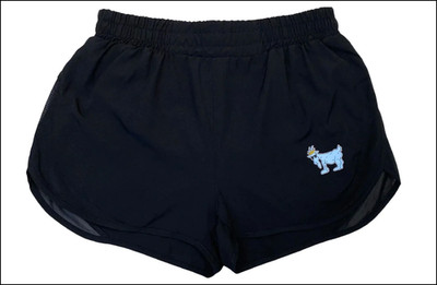 GOAT USA Women's Shorts Black Drawstring GU-1502 Built-In Liner MSRP $38 Size M