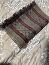 Gucci Scarf GG Shelly Line Stripe SeeDescription