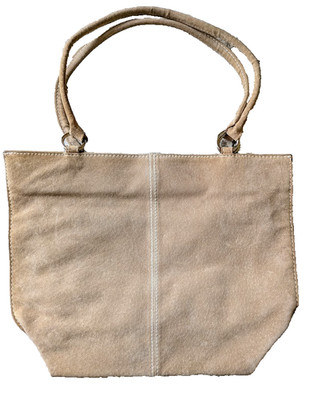 Wilsons Leather Maxima Tan Suede Soft Leather Purse Shoulder Bag Timeless Staple