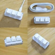 Mini 3-key Keypad Gaming Keyboard Programming Macro Mechanical Copy Paste Custom