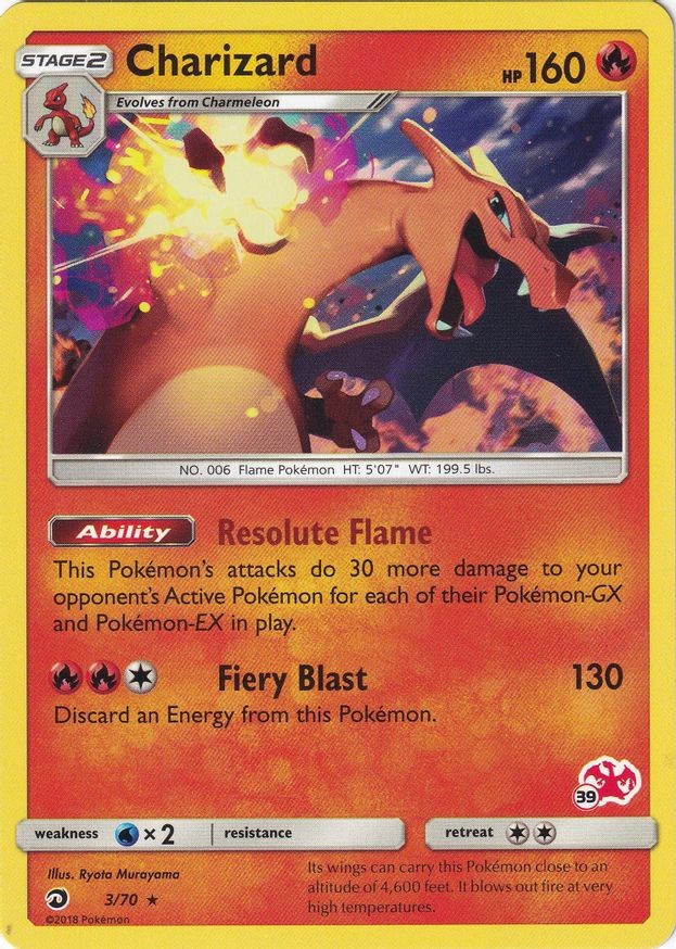 Pokemon Charizard (3/83) Dragon Majesty LP