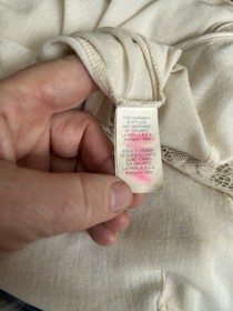 La Perla Sleepwear US Sz M Cream Negligee Baby Doll Slip EUC